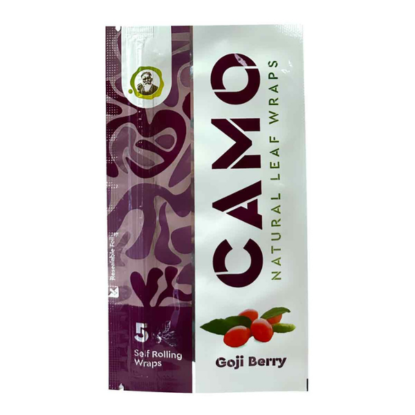 camo natural leaf wraps goji berry one pack