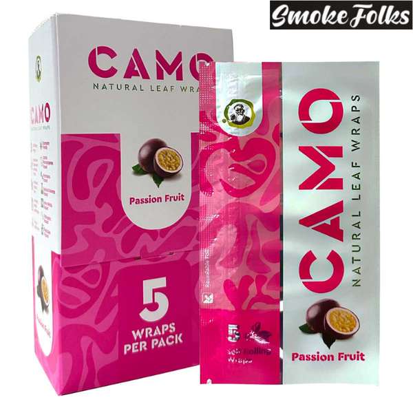 camo natural leaf wraps passion fruit box 