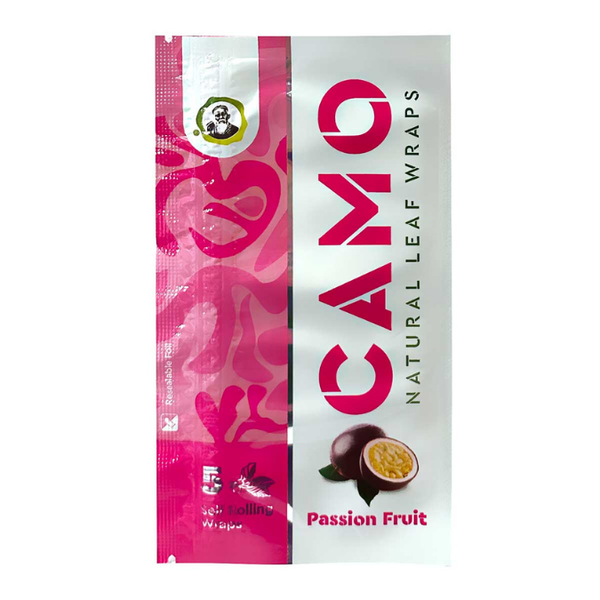 camo natural leaf wraps passion fruit one pack