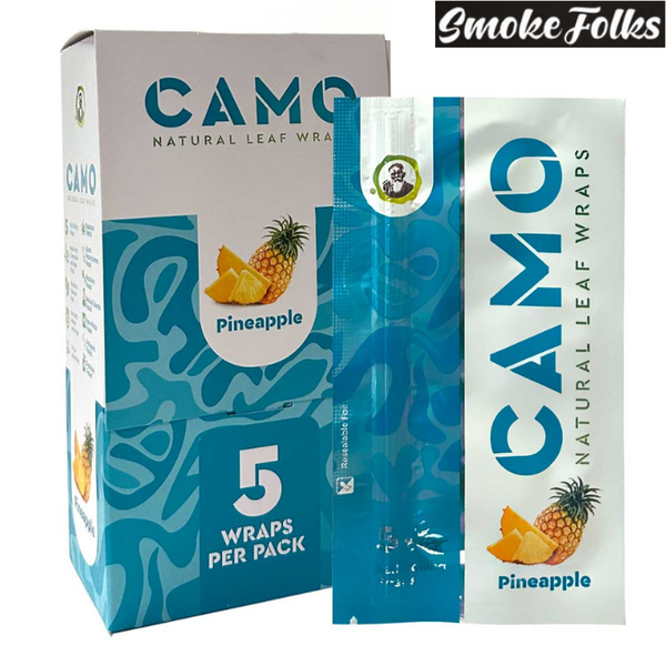 camo natural leaf wraps pineapple box