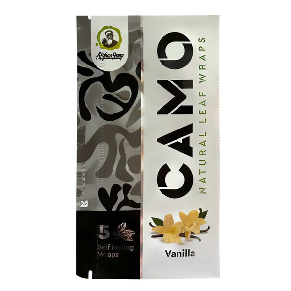 camo natural leaf wraps vanilla one pack