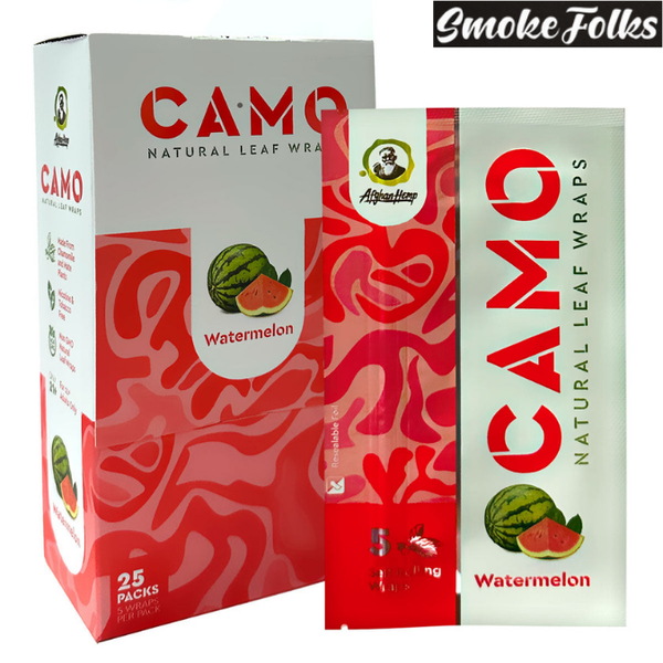 camo natural leaf wraps watermelon box with one pack