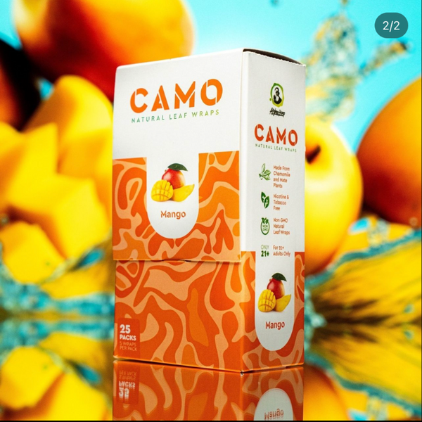 CAMO Natural Wraps MANGO  Box 