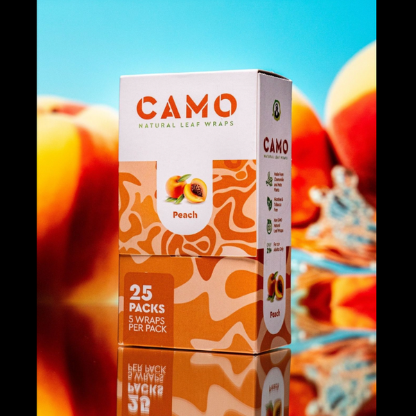 CAMO Natural Wraps PEACH Box