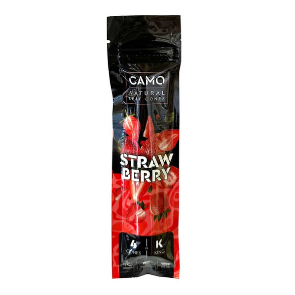 camo natural leaf cone strawberry one pack