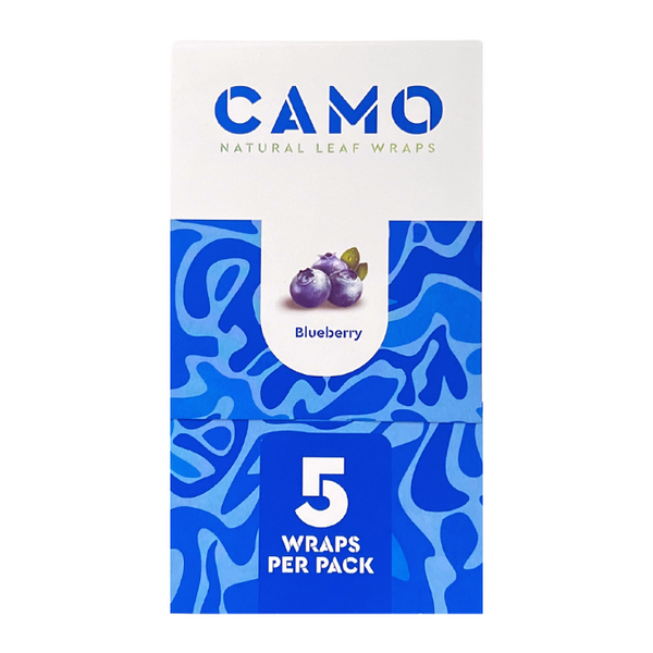 CAMO Natural Wraps BLUEBERRY Box