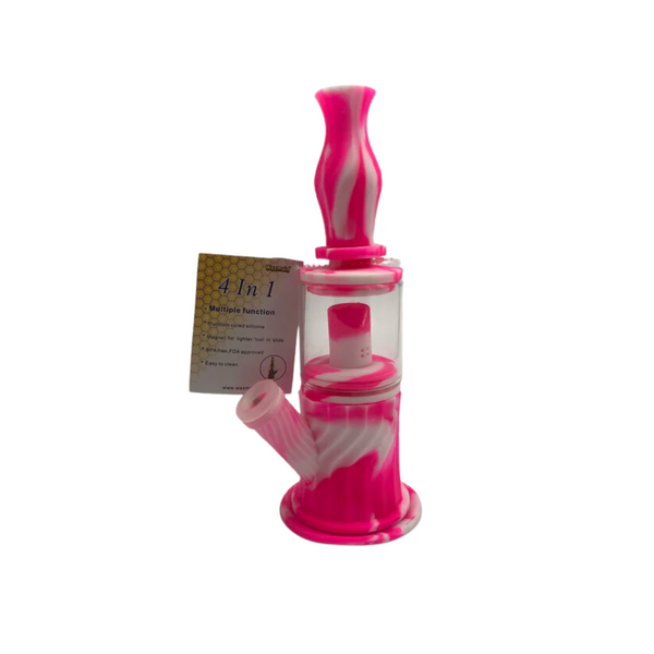 Waxmaid Silicone Four-in-One BONG/DAB RIG/NECTAR COLLECTOR/BUBBLER