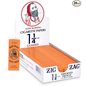 Zig Zag Gummed Papers Orange Saint Lucia's Smoke Shop 