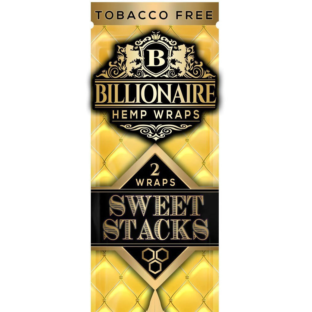 Billionaire Hemp Wraps Sweet Stacks HCC Distributor and wholesaler 