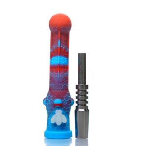 HONEY BEE SILICONE NECTAR COLLECTOR WITH THICK TITANIUM TIP