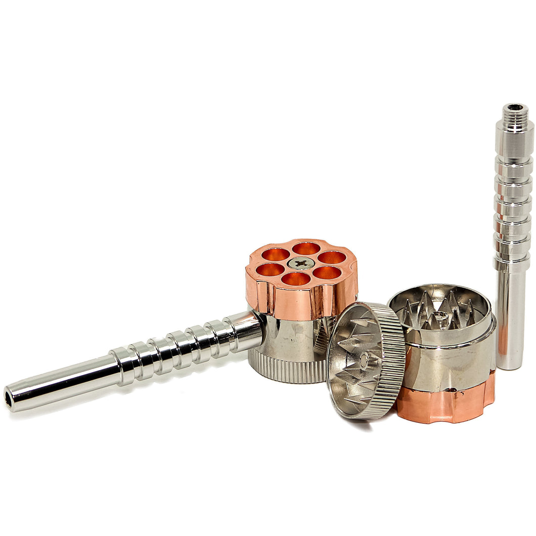 6-Shooter Pipe w/ Attached Grinder (1.2