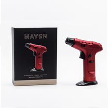 Cargar imagen en el visor de la galería, Maven Strength | Premium Handheld Angled Single Jet Table Torch Lighter
