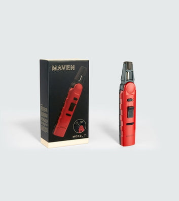 Maven Model 7 | Premium Jet Handheld Pen Torch Lighter with Adjustable Angle