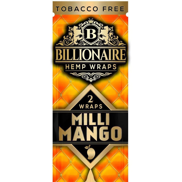 Billionaire Hemp Wraps Milli Mango HCC Distributor and wholesaler 