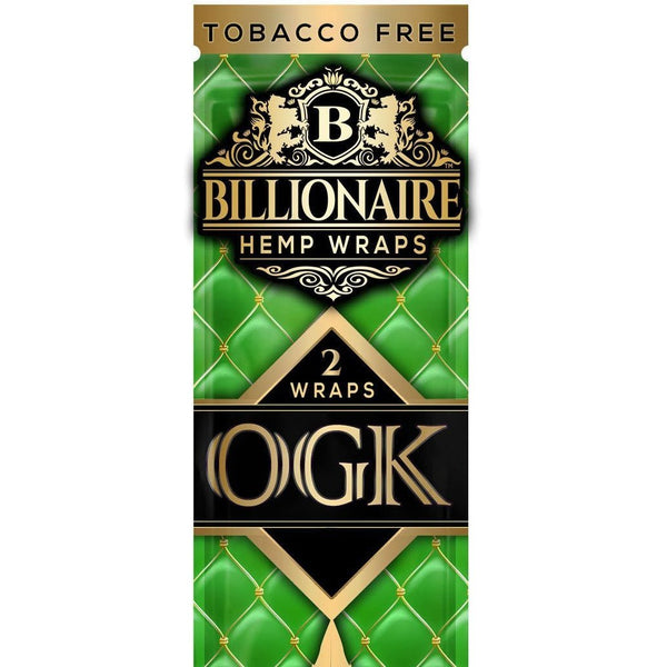 Billionaire Hemp Wraps OGK HCC Distributor and wholesaler 