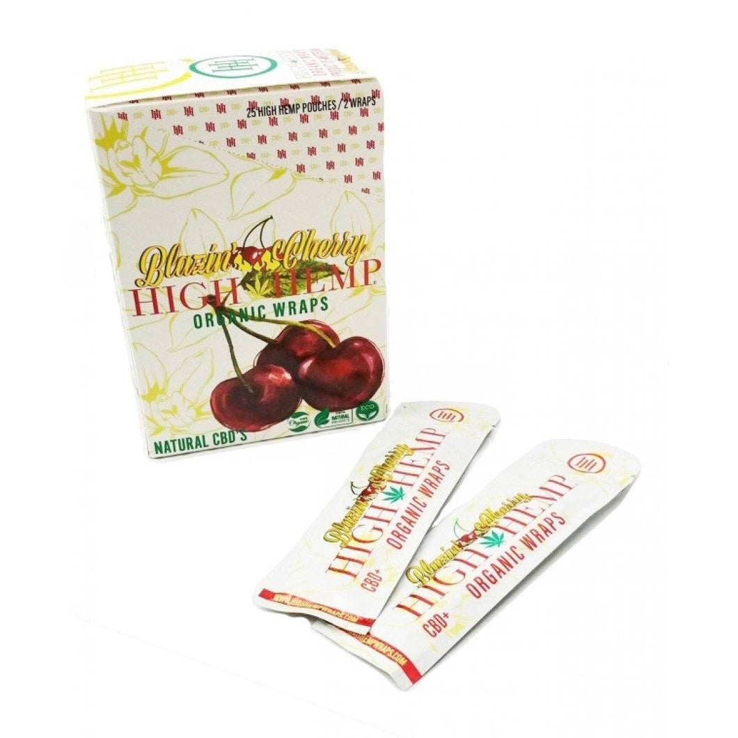 High Hemp Wraps - Blazin' Cherry BDD Wholesale 