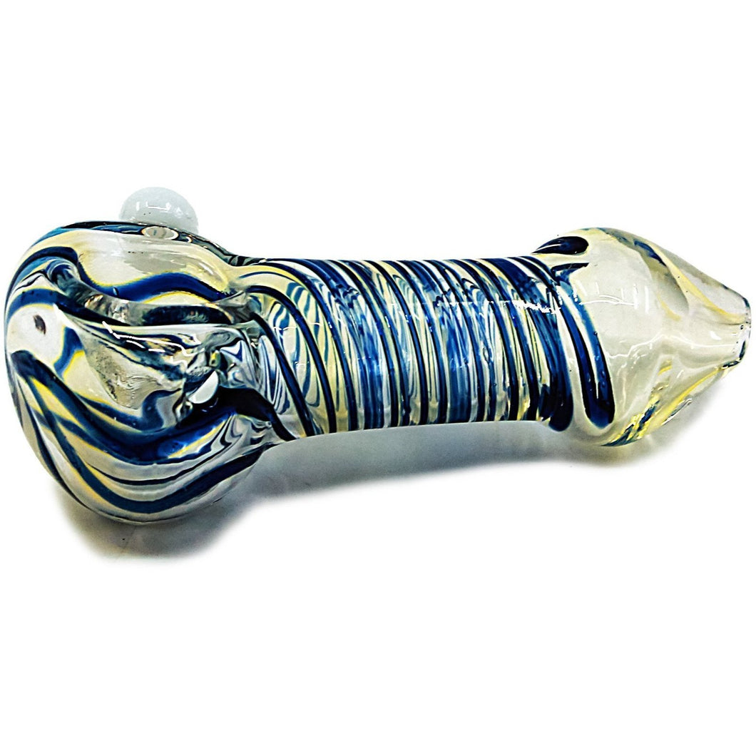 Glass Hand Pipe - Swirly (4