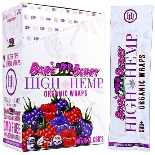 High Hemp Wraps - Bare Berry BDD Wholesale 