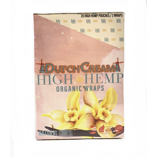 High Hemp Wraps -  Dutch Cream