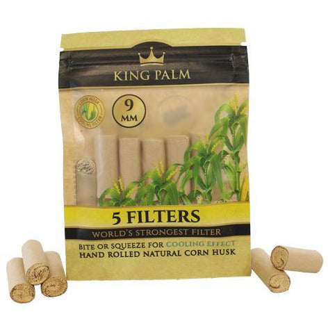 King Palm - Corn Husk Filter (9mm)(24 Count) King Palm 
