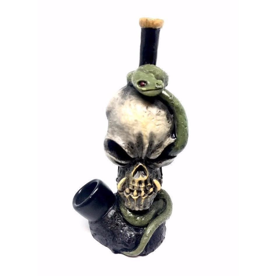 Resin Pipe - Snake Skull n/a 