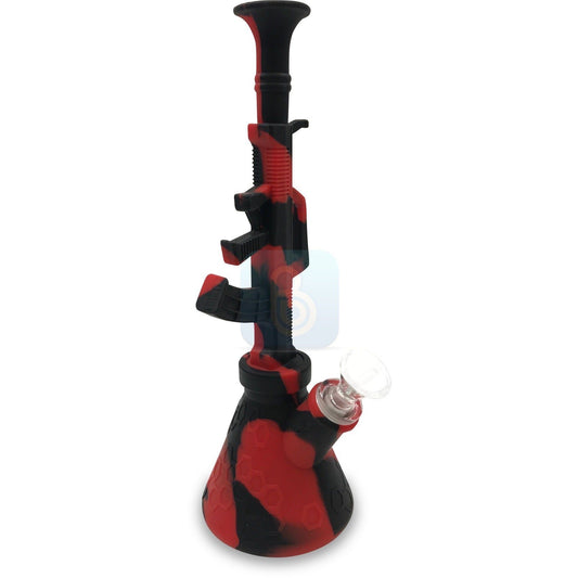 Silicone Water Pipe w/ Nectar Collector - AK47